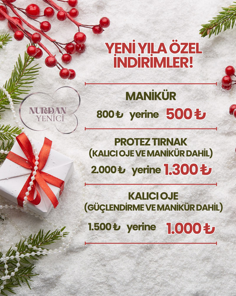 Yeni Yıla Özel İndirimler