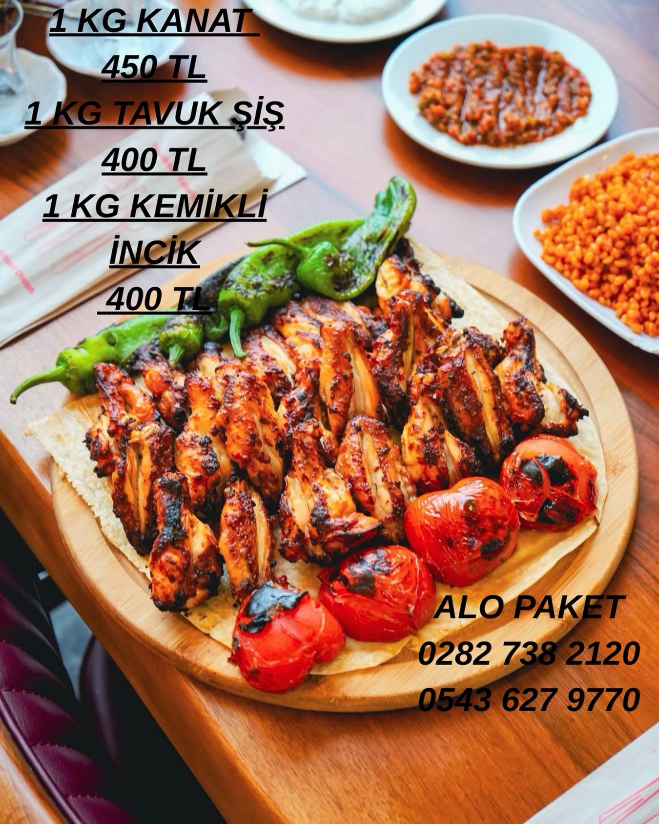 1 Kg Kanat 450 TL