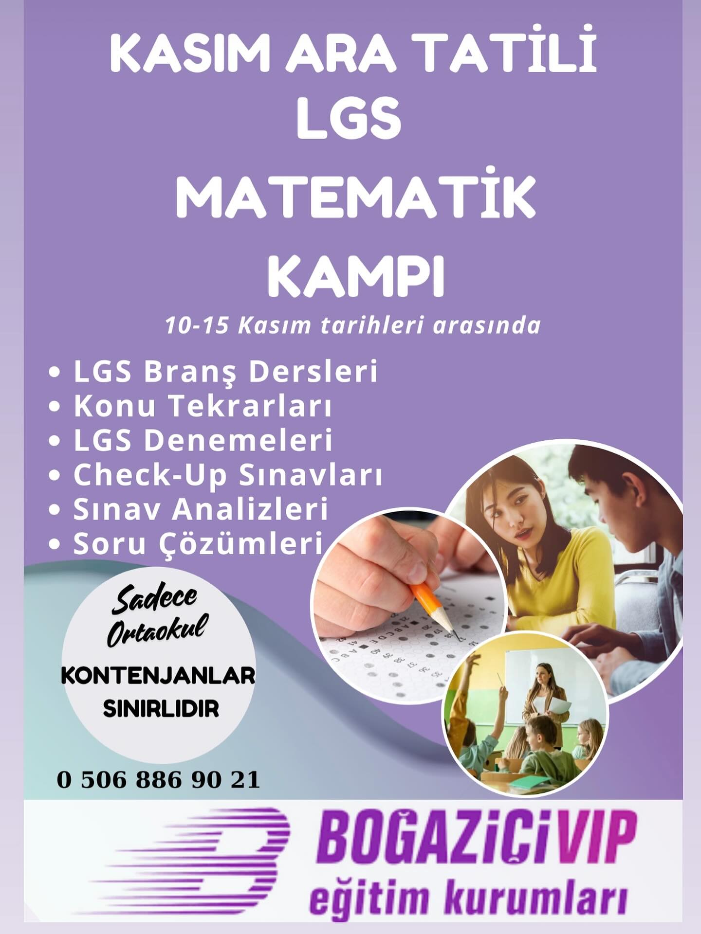 Kasım Ara Tatili Matematik Kampı Kasım Ara Tatili Matematik Kampı